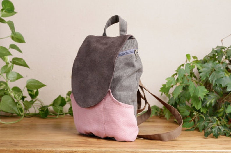 small cloth backpack purse