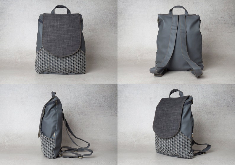 vegan canvas backpack