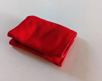 Red Vegan Wallet, Small Pocket Wallets, Unisex Wallets, Bi fold Wallet, Vegan Gifts Idea, Minimalist Wallets, Credit Card Holder
