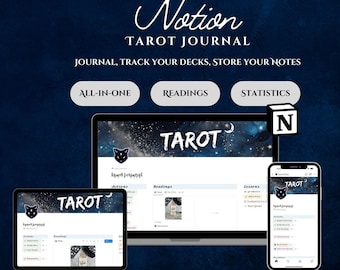 Tarot Journal and Grimoire Notion Template