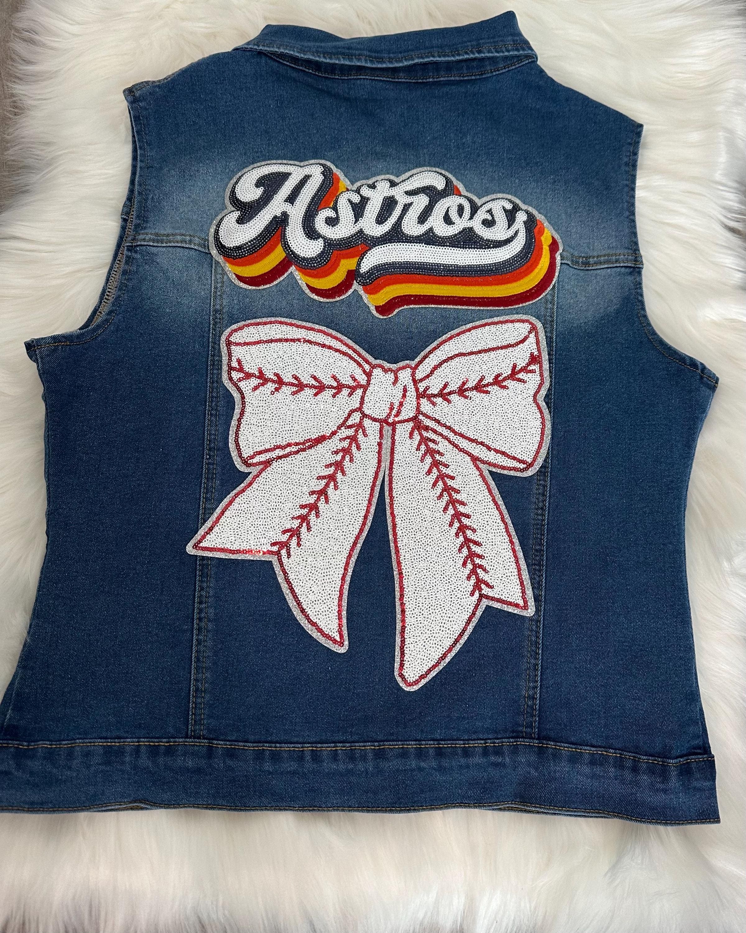 Astros Jean Jacket - Etsy