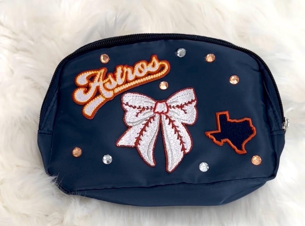 Blue Astros Beltbag with Bling!