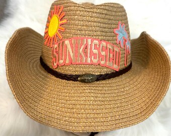 Sunkissed Wide brim woven hat!