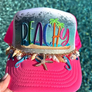 Trucker Hat for Women Beachy - Etsy display picture 1