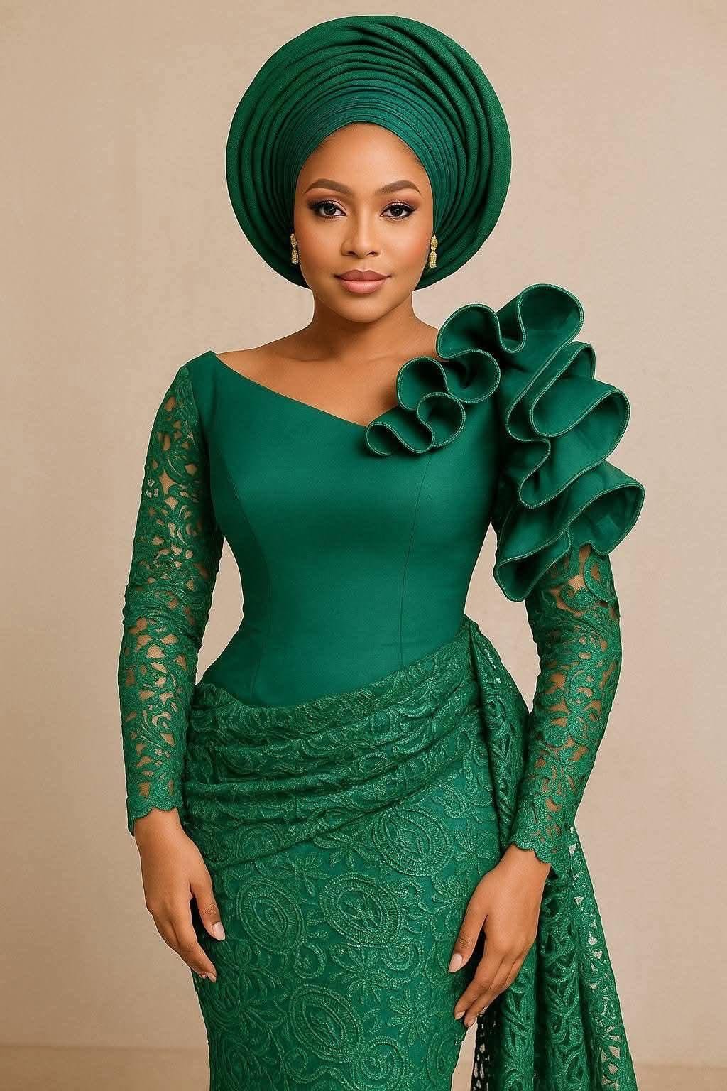 Africaine Traditionnelle Boubou Africain En Dentelle Couture