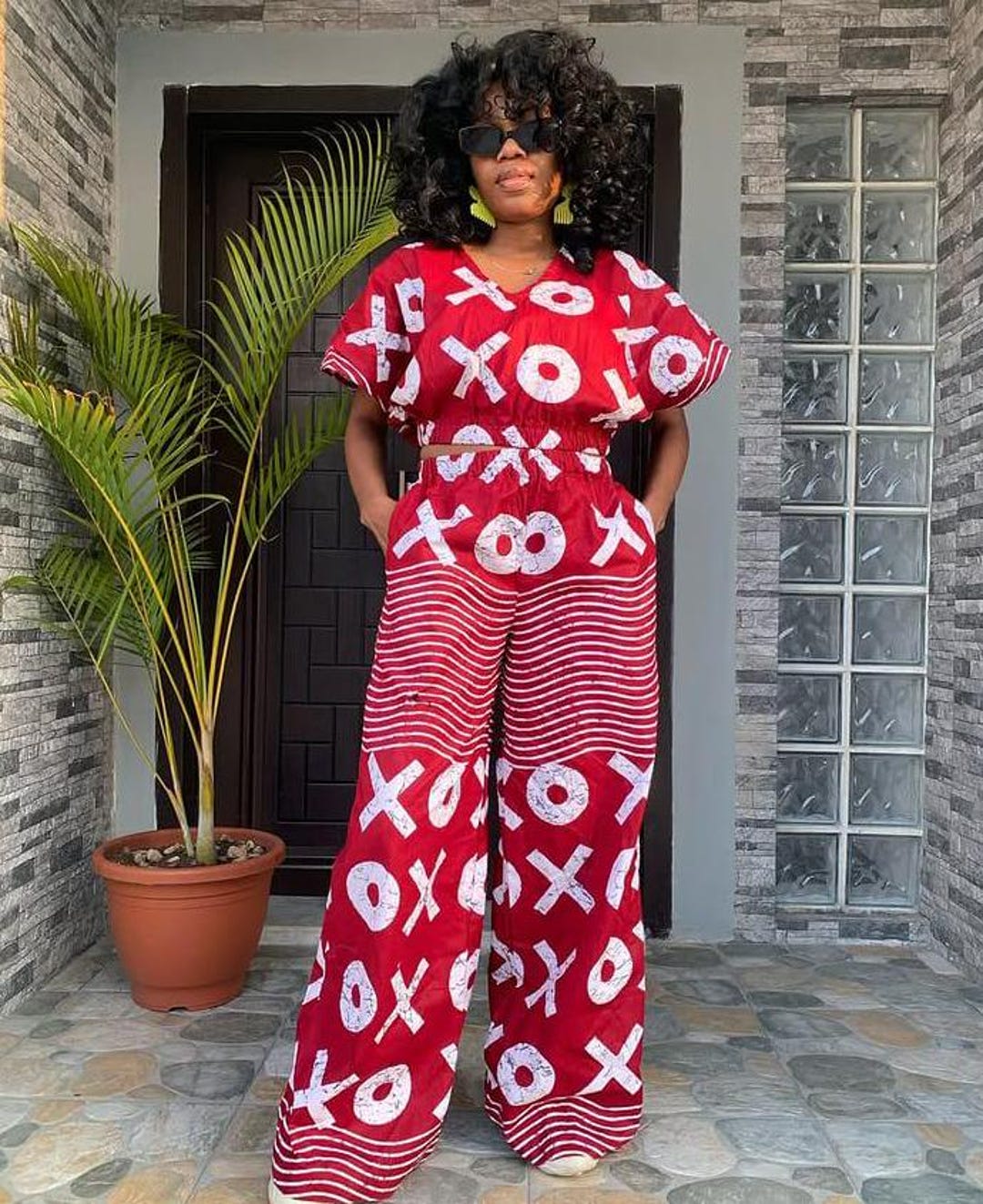 African Women's Jumpsuit, African Women's Clothing, African Print