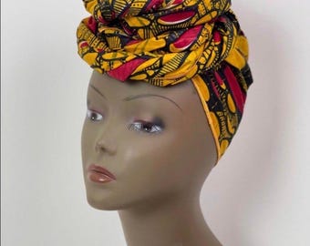 African head wraps black women, Ankara Headwrap, Headwraps in animal print, Multipurpose Cotton print African Headwrap, Headwrap for women
