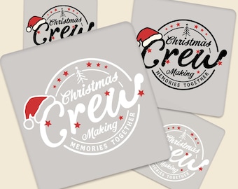 Christmas Crew DTF Transfer, Family Making Memories Together Ready To Press, Christmas Family Matching Shirt Decal, Xmas DTF Ready For Press