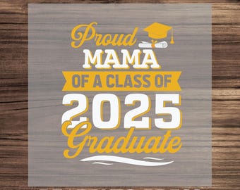 Graduation DTF Transfer, Senior 2025 Glitter Gold Design Ready To Press, Glittery Effect Senior 2025 T-shirt Design Iron On Transfer, Senior