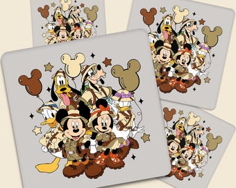 Disney Safari Crew DTF Transfer, Mickey Minnie And Friends Safari Shirt Print, Disney Safari Adventure Decal, Wild Disney DTF