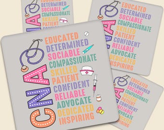 CNA Inspirational Words Art DTF Transfer, Nurse Design Ready To Press, Nurse Shirt Print, High Quality DTF Ready to Press