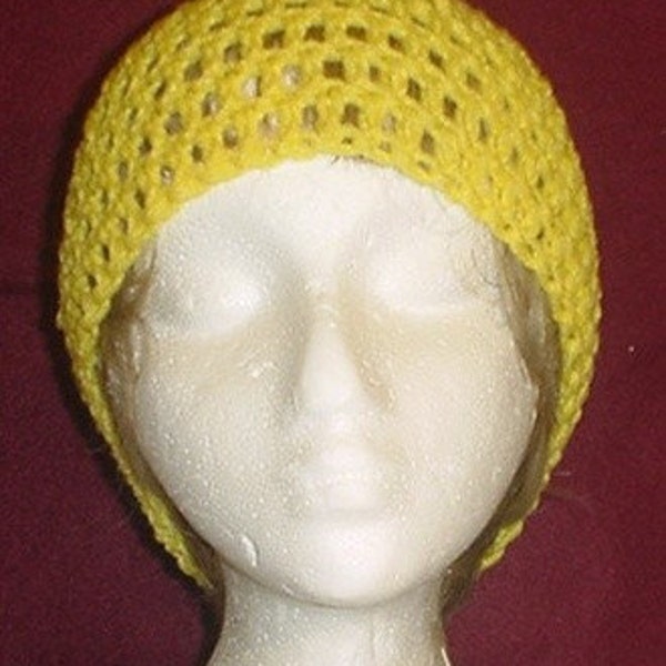 4 Crocheted Hats: Sundrop, Kay, Elodie,  Moonlight Sonata