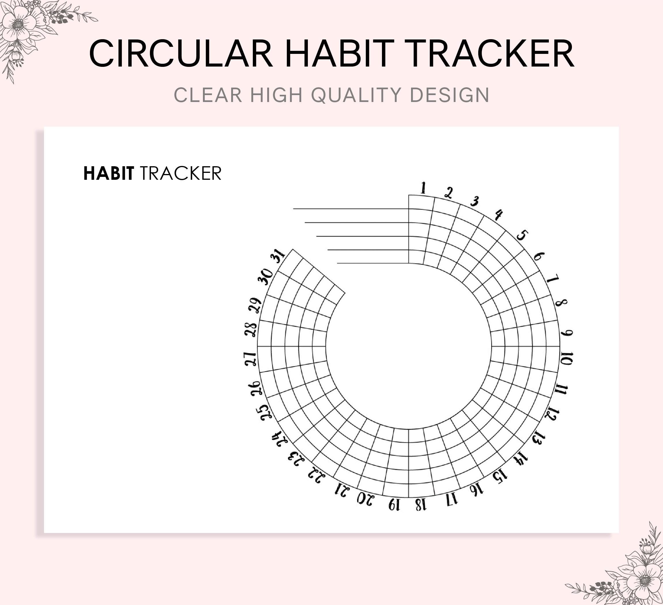 Habit Tracker Templates Printable, Monthly Habit Planner, Daily Habits ...