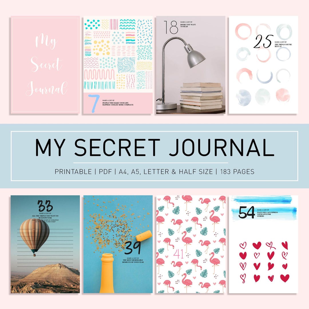 Self Care Journal Printable: Mental Health & Mood Tracker (A4, PDF ...