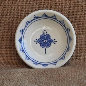 Vintage Furnivals Butter Dish - Blue and White Plate - Furnivals Denmark Pattern - Collectible Ceramics - Made in England