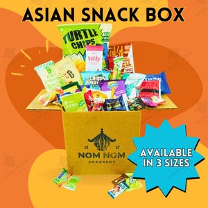 Asian Variety Snack Box • 15, 20 or 40 Pieces • Cultural Exploration Gift • Gift for Foodies • Celebrate Diversity