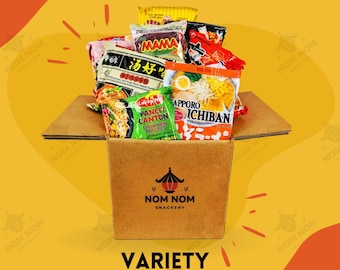Ramen Lovers Box with Toppings • 5 or 10 Pack • Gift for Foodies • Cultural Exploration • Celebrate Diversity