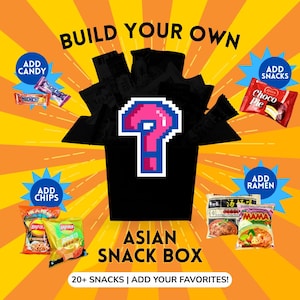 Asian Snack Box: 20+ Sweet & Savory Treats - Cultural Foodie Gift
