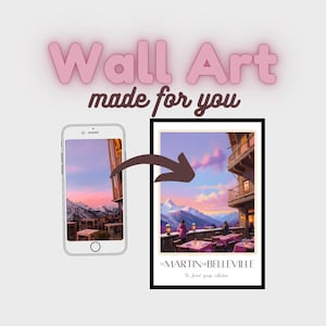 Benutzerdefinierte Reise Dekor | Personalisiertes Reise-Plakat | Jedes Ziel Wand Kunst | Individuelles Geschenk für Geburtstag, Weihnachten, Hochzeit | Wohndekor