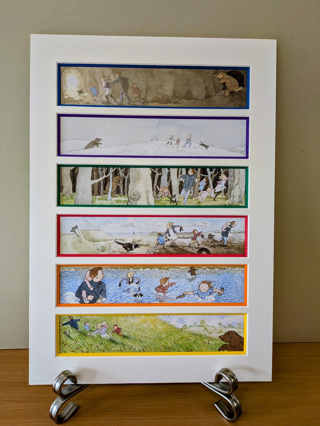 We're Going on A Bear Hunt Art | Original Book Page | We're Going on A ...