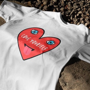 Unisex Love Yourself T-Shirt, Gift for Friends, Positive Vibes, Self Love Comfort Colors Shirt, Self Love Tee