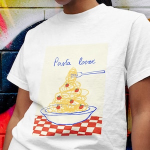 Unisex Pasta Liebhaber Shirt, Pasta T-shirt, Pasta Shirt, Pasta Liebhaber, Pasta T-shirt, Spaghetti Liebhaber, Geschenk für Pasta Liebhaber
