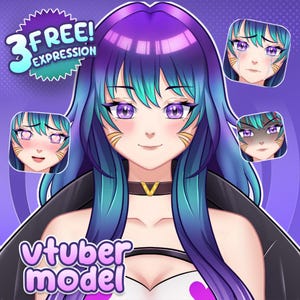 Custom Vtuber Model | Live2d Vtuber | Custom  Anime | Rigging | Vtuber assets | Vtuber Commission | Vtuber | Pngtuber | Vtuber Character