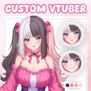 Custom Vtuber Model | Live2d | Vtuber model Vtuber | Live2d Commission | Vtuber Commission | pngtuber | Rigging | Vtuber Character