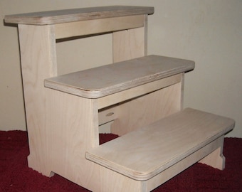 XXLG 16 H 3 Step Sanded Finish - wjfstepstools.com