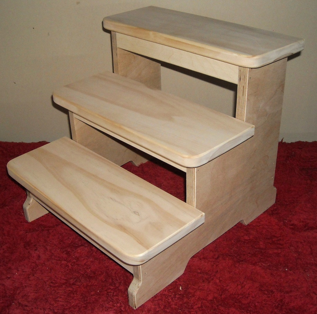Amazon.com: HuiDao Solid Wooden Step Stool for Kids Adults