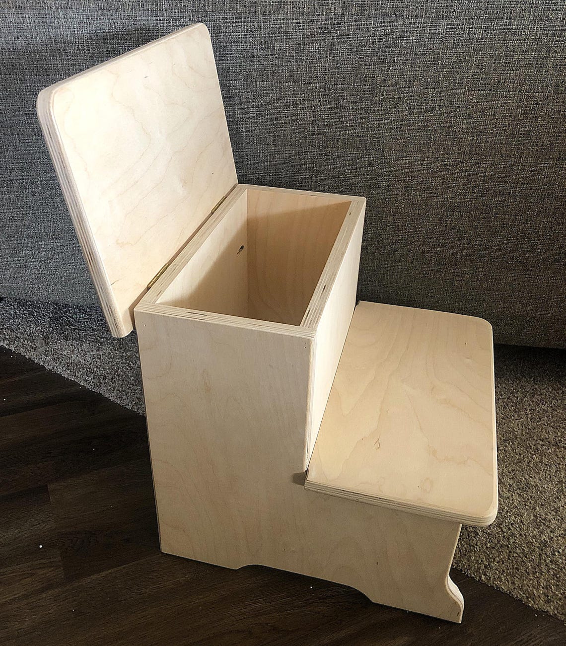 15 Inch H 2 Step Stool With Storage - Etsy