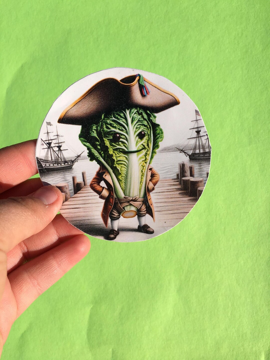 Johnny Romaine Sticker, Romaine, Garden Sticker, Vegtable Sticker ...