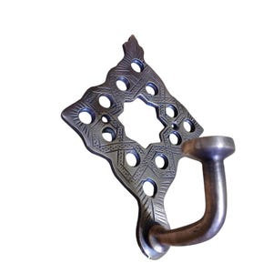 Handmade Unlacquered Brass Wall Hooks: Coat, Towel & Bag Hangers