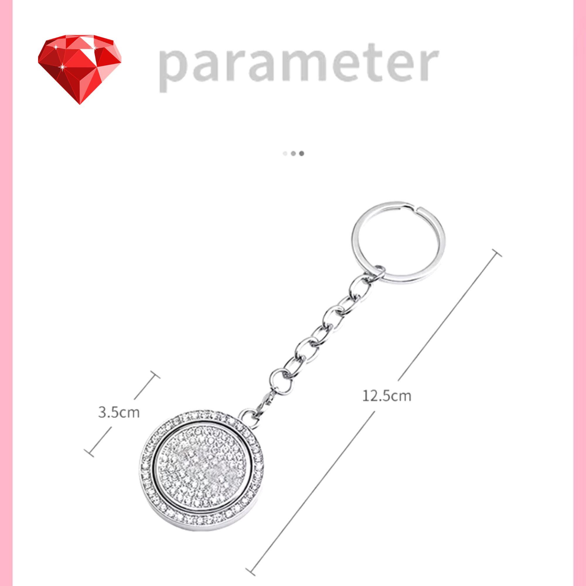 Porsche Diamond Key Chain Emblems Key Ring Pendant, Gift for Her, Gift ...