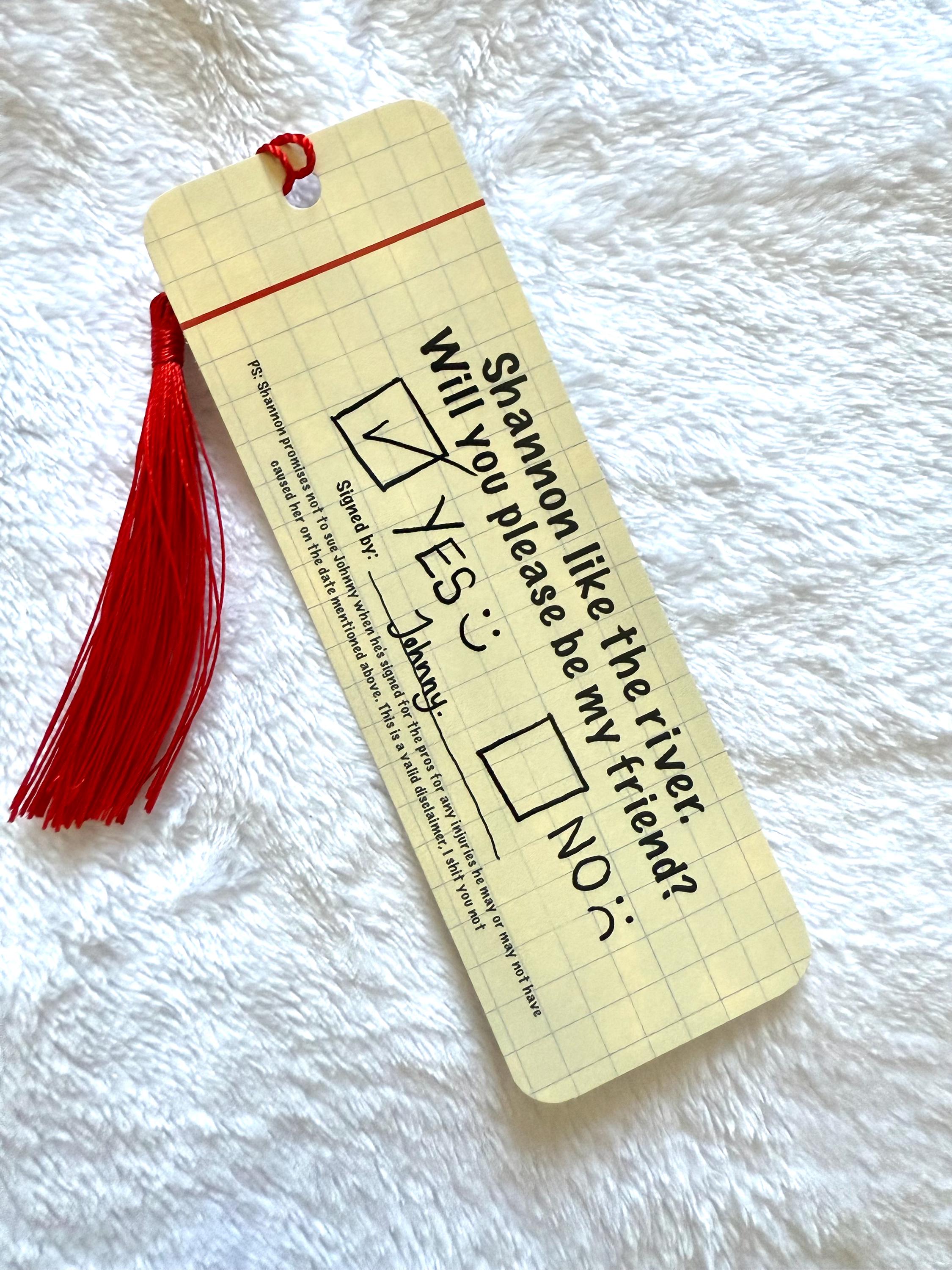 Johnny’s Note Bookmark | Binding 13 Inspired | Boys of Tommen | Tommen ...