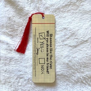 Johnny’s Note Bookmark | Binding 13 Inspired | Boys of Tommen | Tommen College | Sports Romance Reader | Johnny & Shannon | For Keeps |