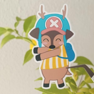 Naklejka - Mush in disguise: Chopper - Mata laminowana winylem (wodoodporna) - Do dekoracji / dziennika / scrapbookingu / pomysł na prezent
