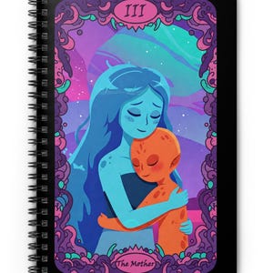 Carnet de cartes de tarot The Mother/Alien/Espace/cadeau amusant/maman