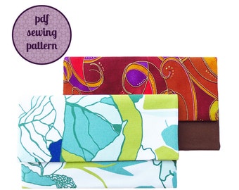 sewing pattern - mini envelope clutch (PDF for immediate download)