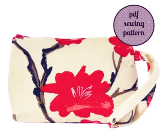 sewing pattern - wallet wristlet (PDF for immediate download)