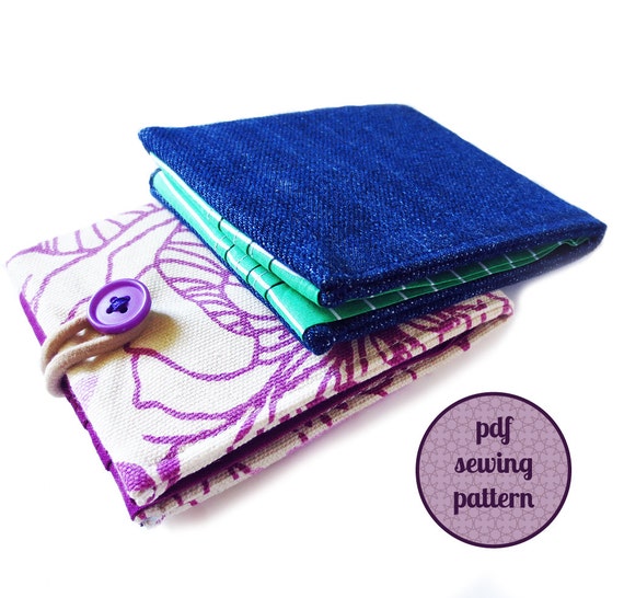 Sewing Pattern Fabric Wallet in Two Styles PDF for - Etsy