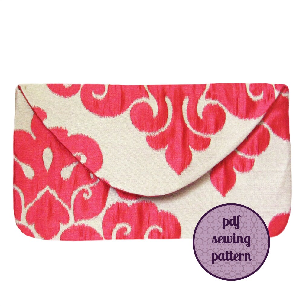 Sewing Pattern Evening Envelope Clutch PDF Available for Etsy