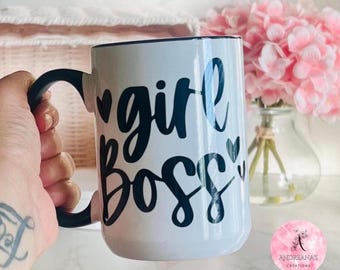 Girl Boss 15oz Mug, Coffee Mug for her