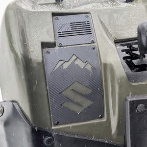 Customize Your Ride: Suzuki Kingquad Warning Tags
