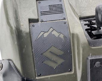Customize Your Ride: Suzuki Kingquad Warning Tags