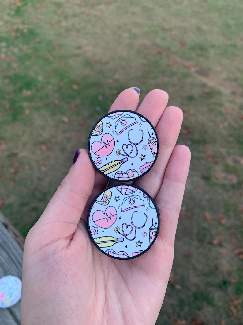 Aesthetic Nurse First Aid Custom Phone Grip | Personalized Popsocket ...