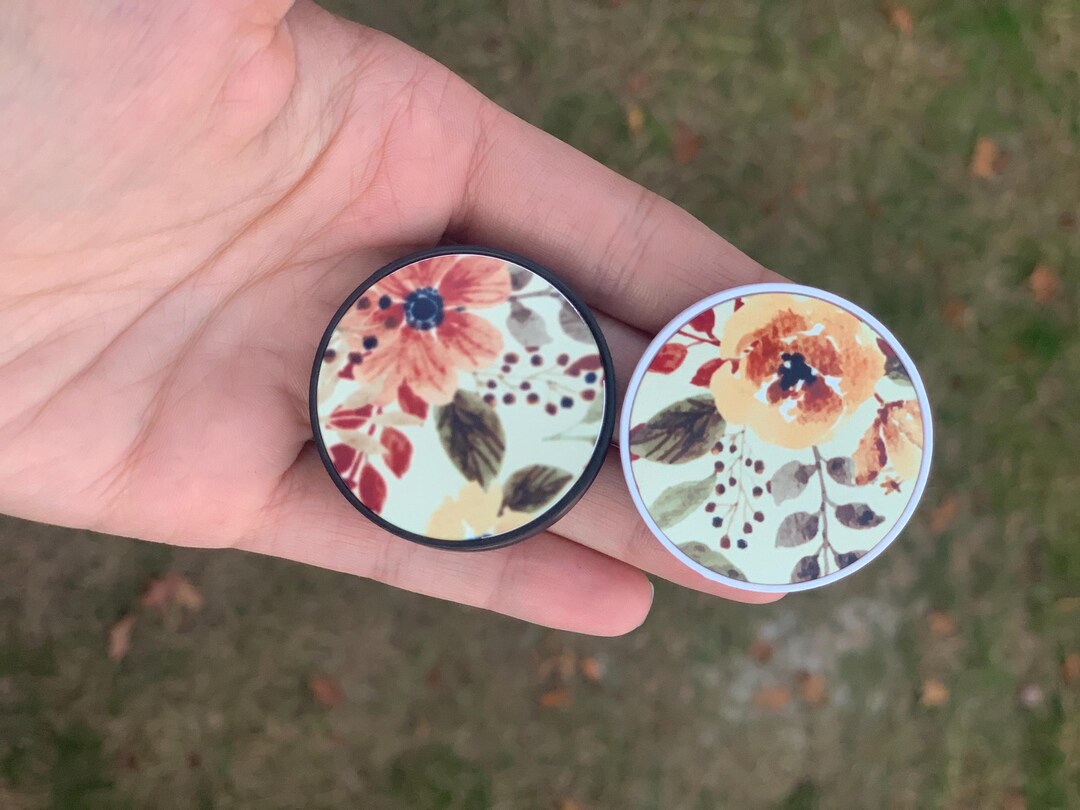 Aesthetic Rustic Floral Boho Custom Phone Grip | Personalized Popsocket ...