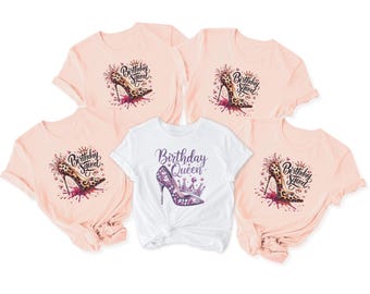 Custom Birthday Shirt, Birthday Shirts, Birthday Queen Shirt, Birthday Squad Shirt, Gift For Birthday Shirt, Personalized Birthday Shirt