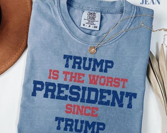 Comfort Colors® anti-Trump-shirt, FDT-shirt, protestshirt, No Kings, patriottisch shirt, No Kings In America-shirt, liberaal shirt, 4 juli