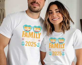 Personalized Family Vacation 2025 T-Shirt, Family Holiday Shirt, Family Matching Shirts, Travel Shirt, Summer Vacation Shirt, Group Shirt